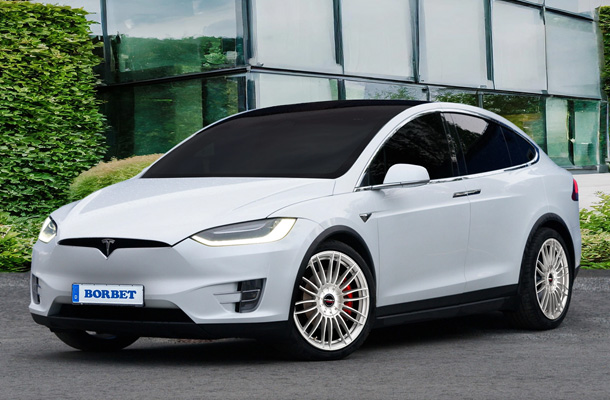 Cerchio Borbet CW3 per Tesla Model X Plaid AWD