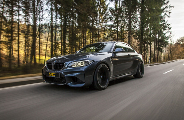 BMW M2 con Assetto a ghiera ST XTA plus 3 